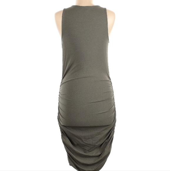 Express Rouched Keyhole Green Cocktail Dress - Picture 2 of 5